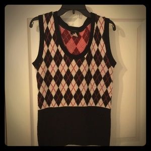 Argyle vest